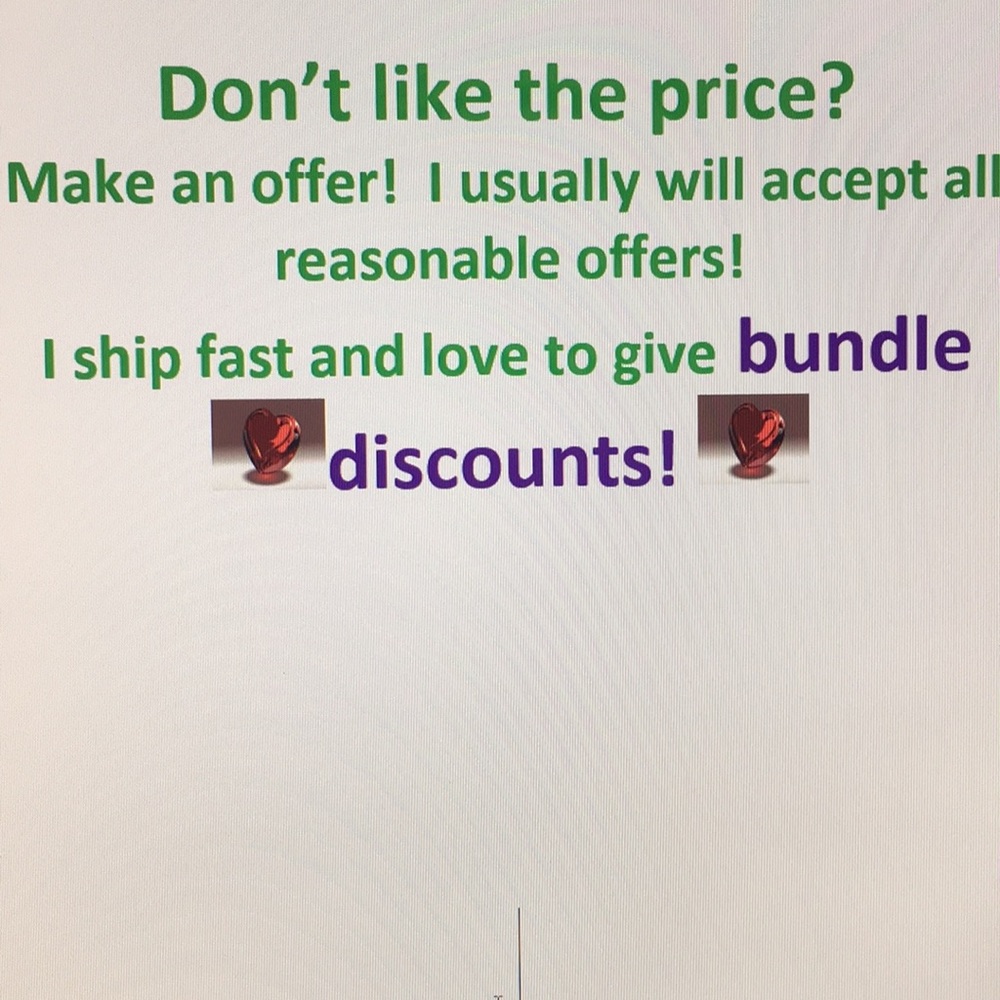 Thank you for browsing my closet!